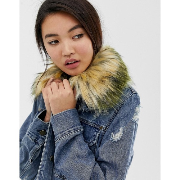 Blank NYC Love Denim Oversized Lined Jacket XS - Picture 4 of 11